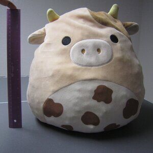 Squishmallows Nightingale the Brown Cow with Spots